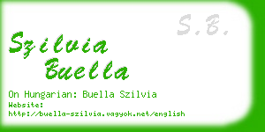 szilvia buella business card